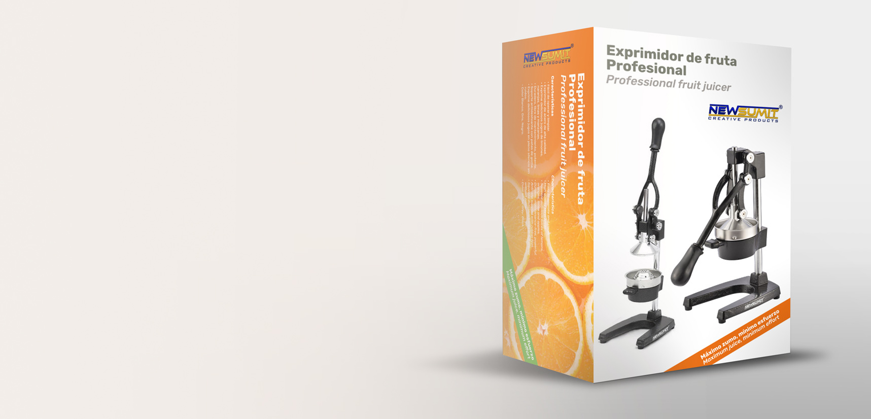 Packaging project for Professional Fruit Juicer