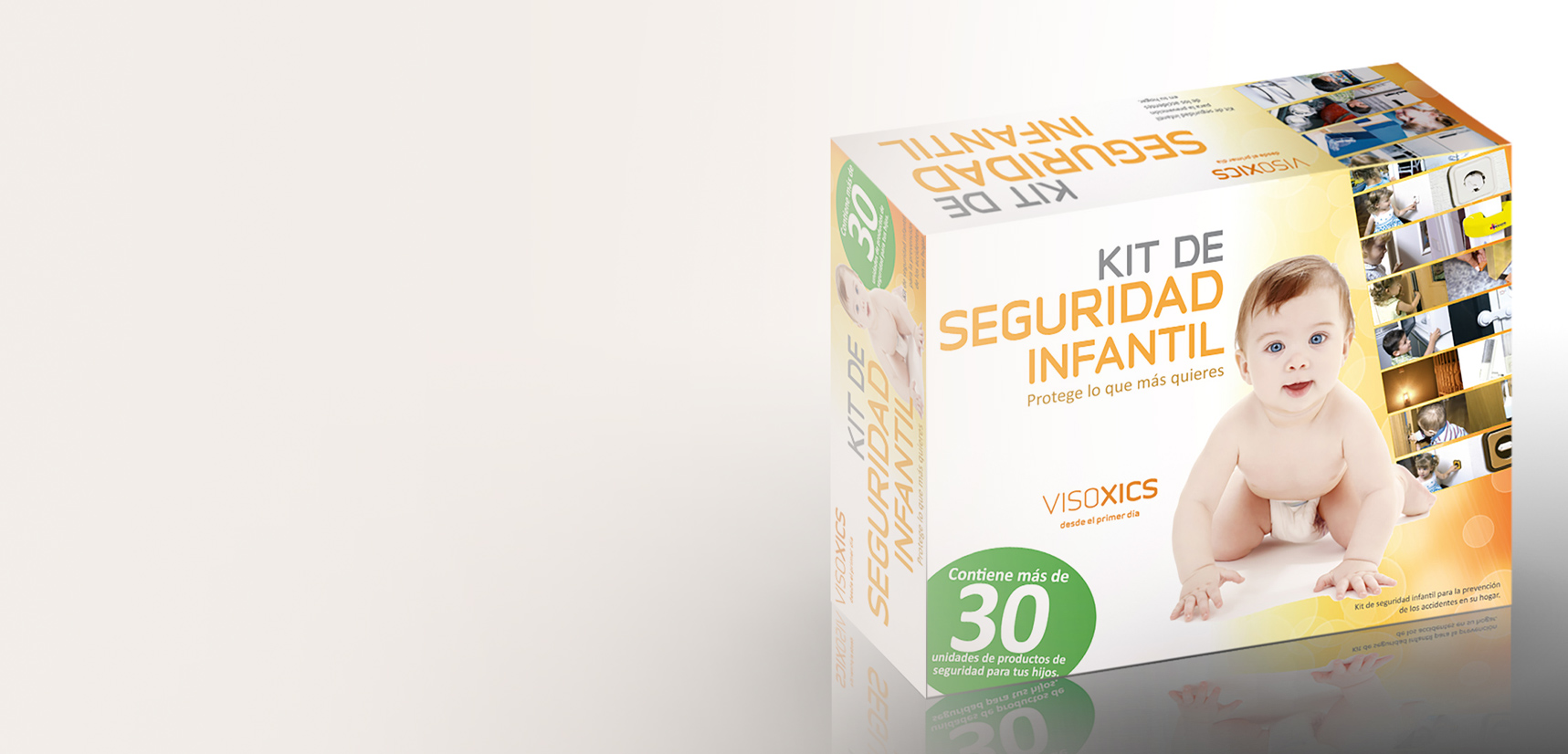 Diseño de packaging, envases y cajas para Visofar Kit Seguridad Infantil