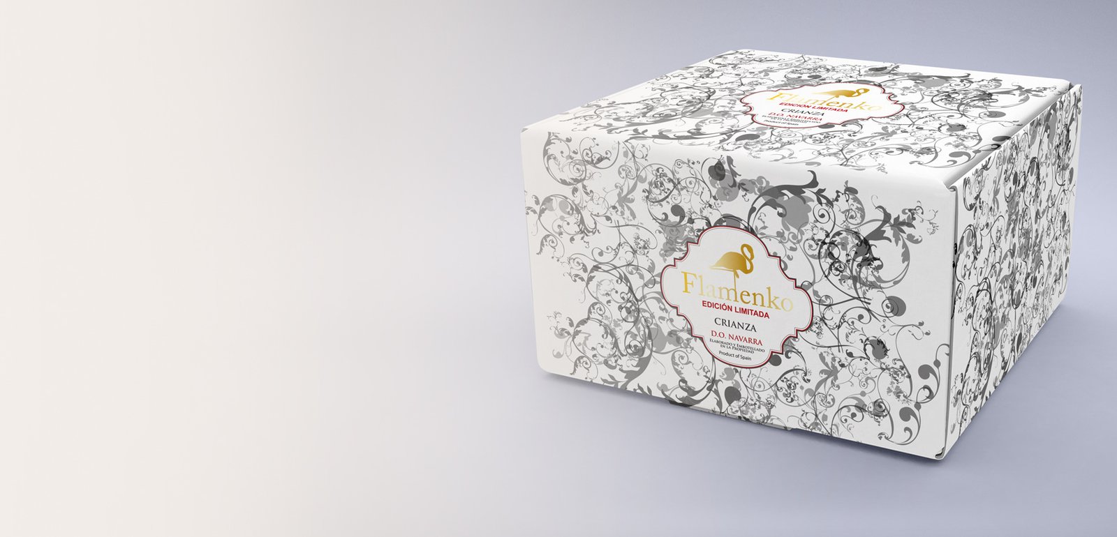 Diseño de marca y branding para etiqueta de vino con presencia en China: FLAMENKO