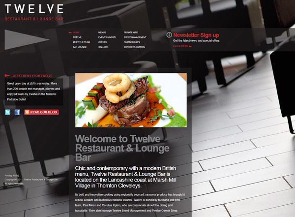 Ideas creativas ejemplos HACER crear diseño PAGINA WEB RESTAURANTE alta cocina
