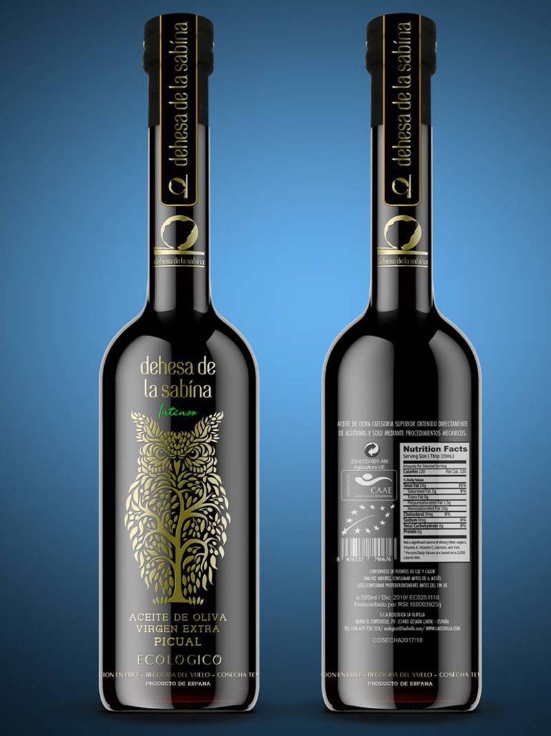 Ideas, ejemplos e inspiración para la creación y diseño de etiquetas de aceite de oliva virgen extra y botellas de aceite de oliva. Packaging, botellas y diseños de etiquetas de aceite de oliva modernas, para la inspiración.
