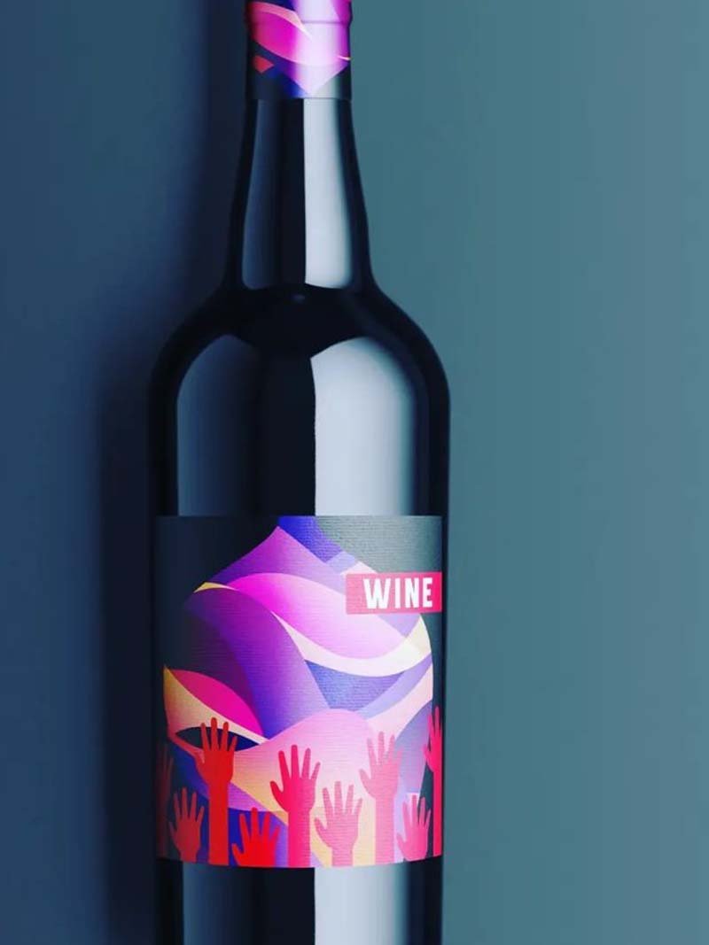 Ideas, ejemplos e inspiración para la creación y diseño de etiquetas de vino y botellas de vino (parte 4). Packaging, botellas y diseños de etiquetas de vino modernas, para la inspiración.