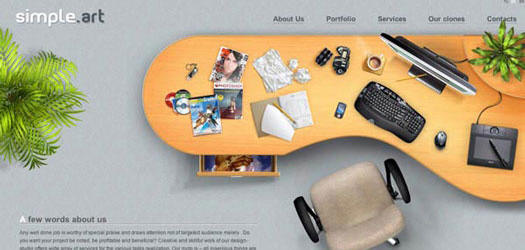 Creative ideas and examples of spectacular and amazing websites