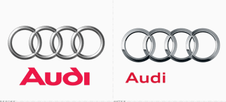 Examples of logo restyling, logo redesign examples, redo logos, ideas to modernize logos
