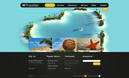 Ideas for travel agency website