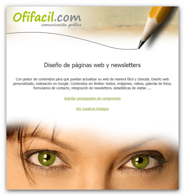 Creative graphic design portfolio of newsletters and flyers creation for advertising agency