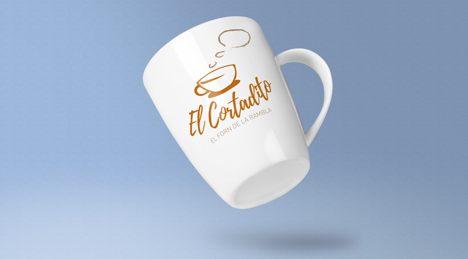 Diseño gráfico y creativo de logo para Cafeteria - Restaurante: El Cortadito
