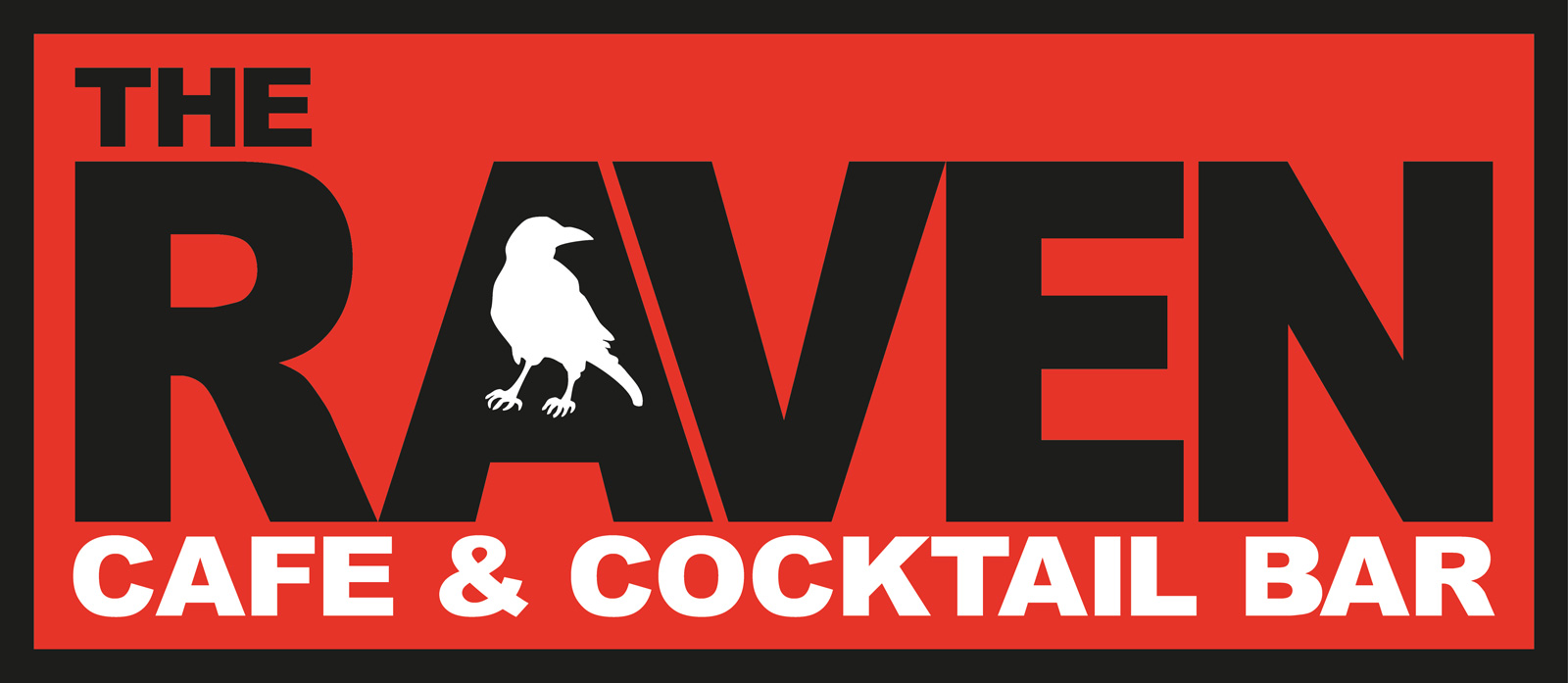 Graphic and creative restaurant menu design - The Raven