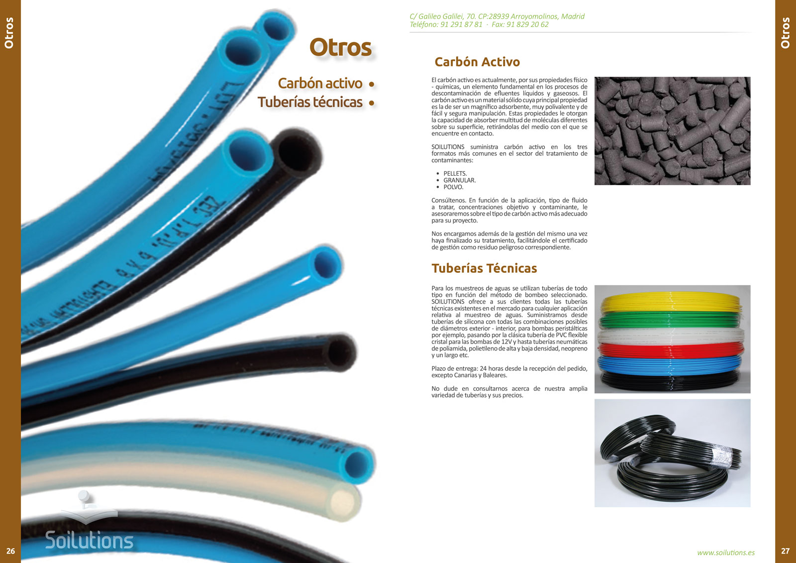 Diseño gráfico y creativo de maquetación de catálogos de productos para empresa de impermeabilización