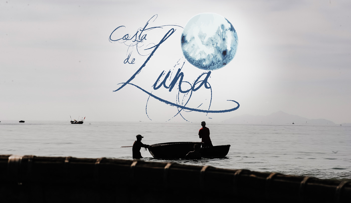 Portfolio of graphic and creative design works on wine labels and packaging for Spanish wine: COSTA DE LUNA