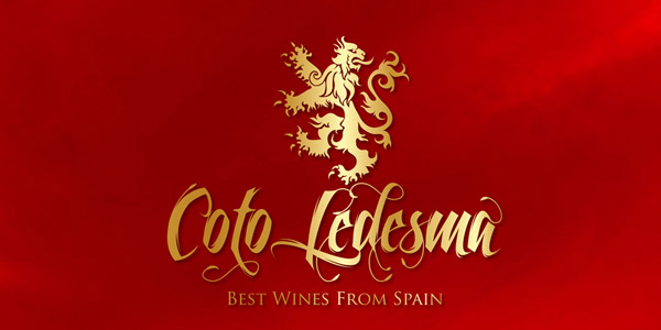Red wine brand logo design COTO LEDESMA