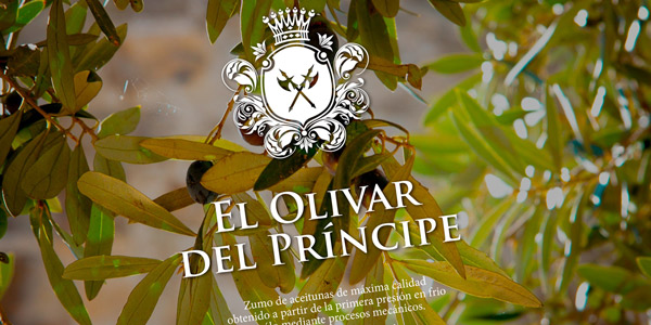 Diseño gráfico y creativo de etiquetas de aceite de oliva virgen extra para la marca El Olivar del Principe