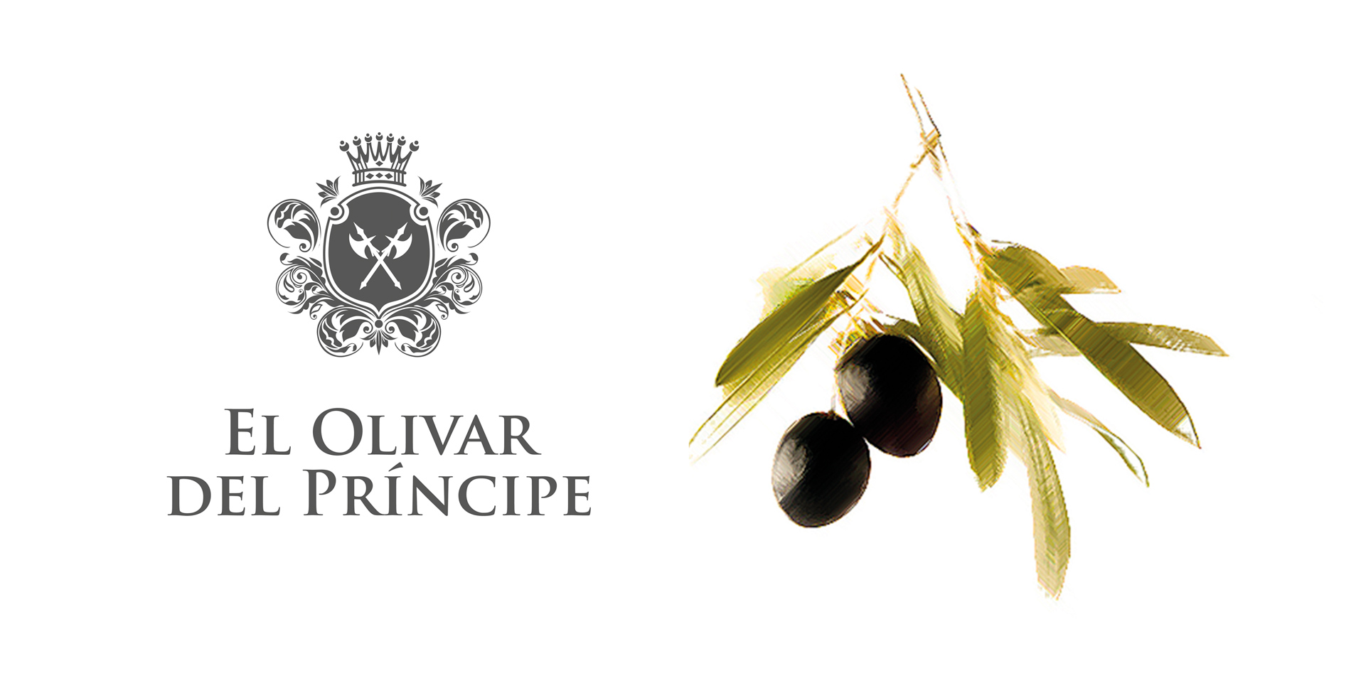 Portfolio of graphic and creative design works of extra virgin olive oil label design and packaging for EL OLIVAR DEL PRINCIPE