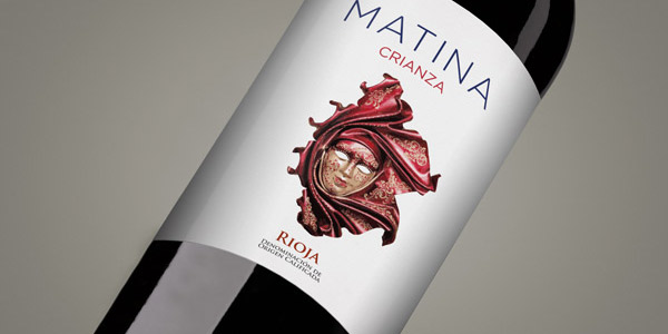 Graphic and creative design of wine labels and packaging for MATINA CRIANZA and VERDEJO