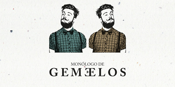 Graphic and creative design of wine labels and packaging for MONÓLOGO DE GEMELOS