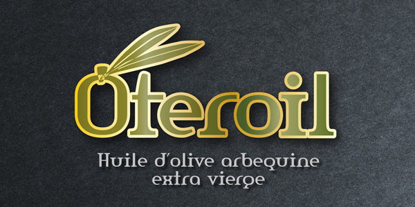 Portfolio of graphic and creative design works of extra virgin olive oil label design and packaging for OTEROIL with sale in Switzerland