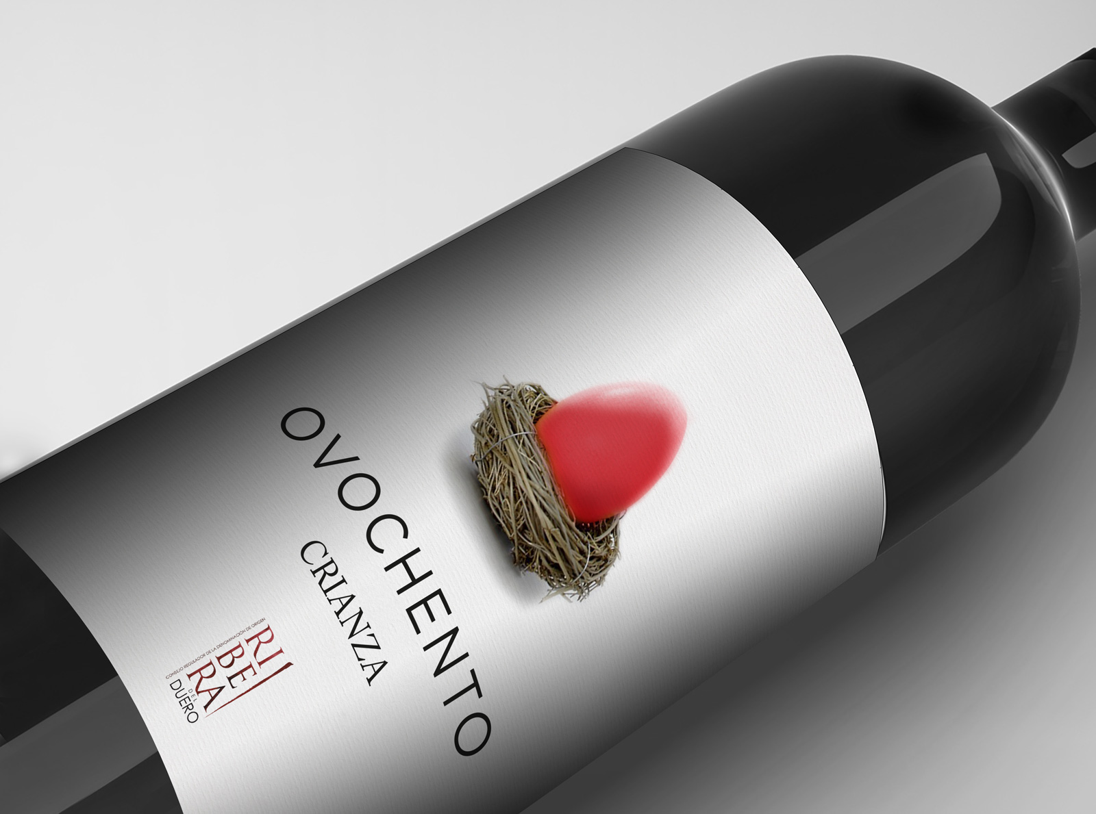 Graphic and creative design of wine labels and packaging for OVOCHENTO