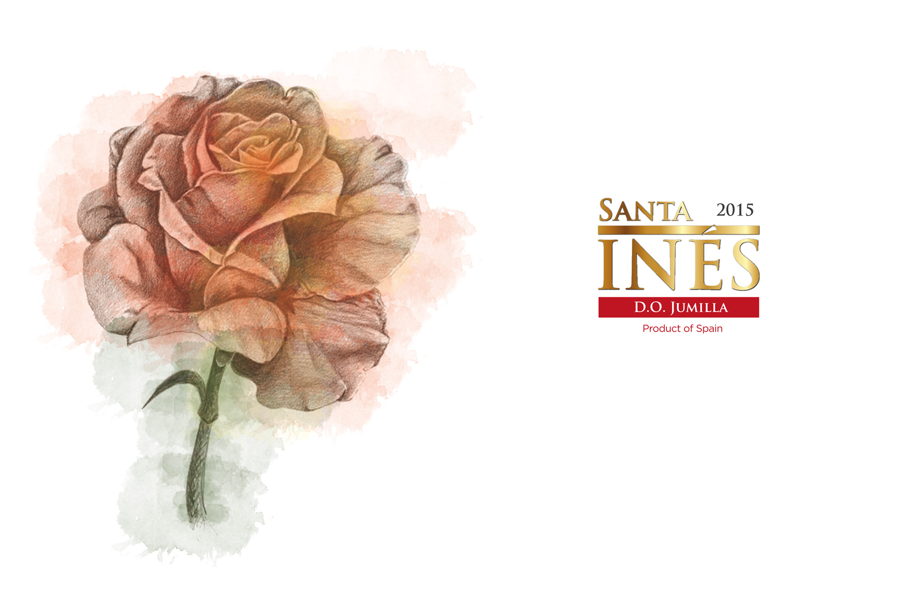 Portfolio of graphic and creative design works on wine labels and packaging for Spanish wine: SANTA INÉS for export to China