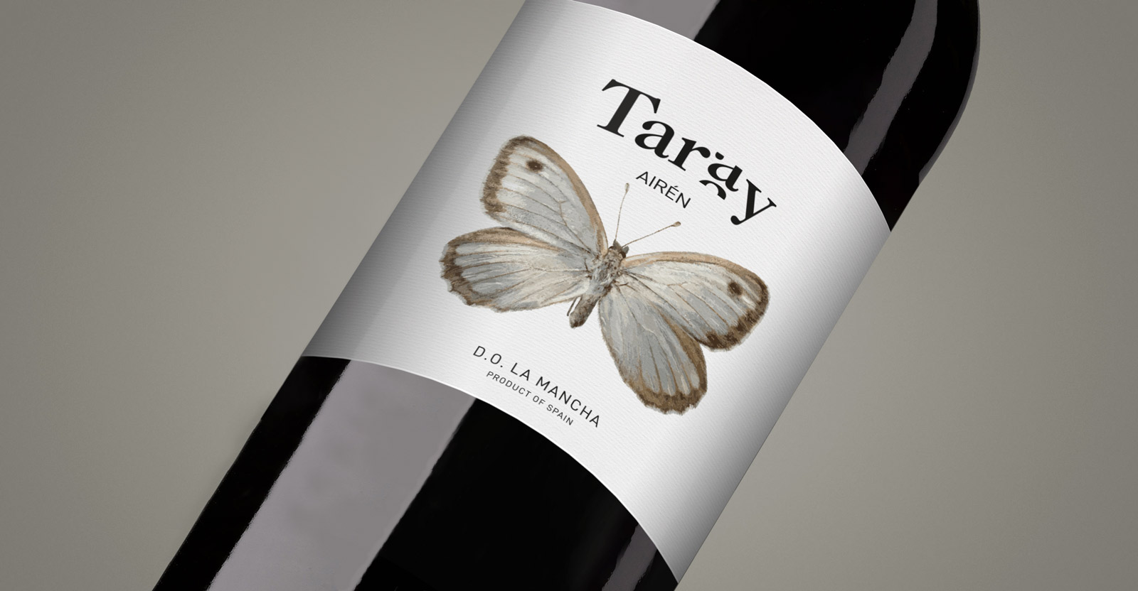 Diseño gráfico y creativo de etiquetas y packaging de vino para Bodegas Taray