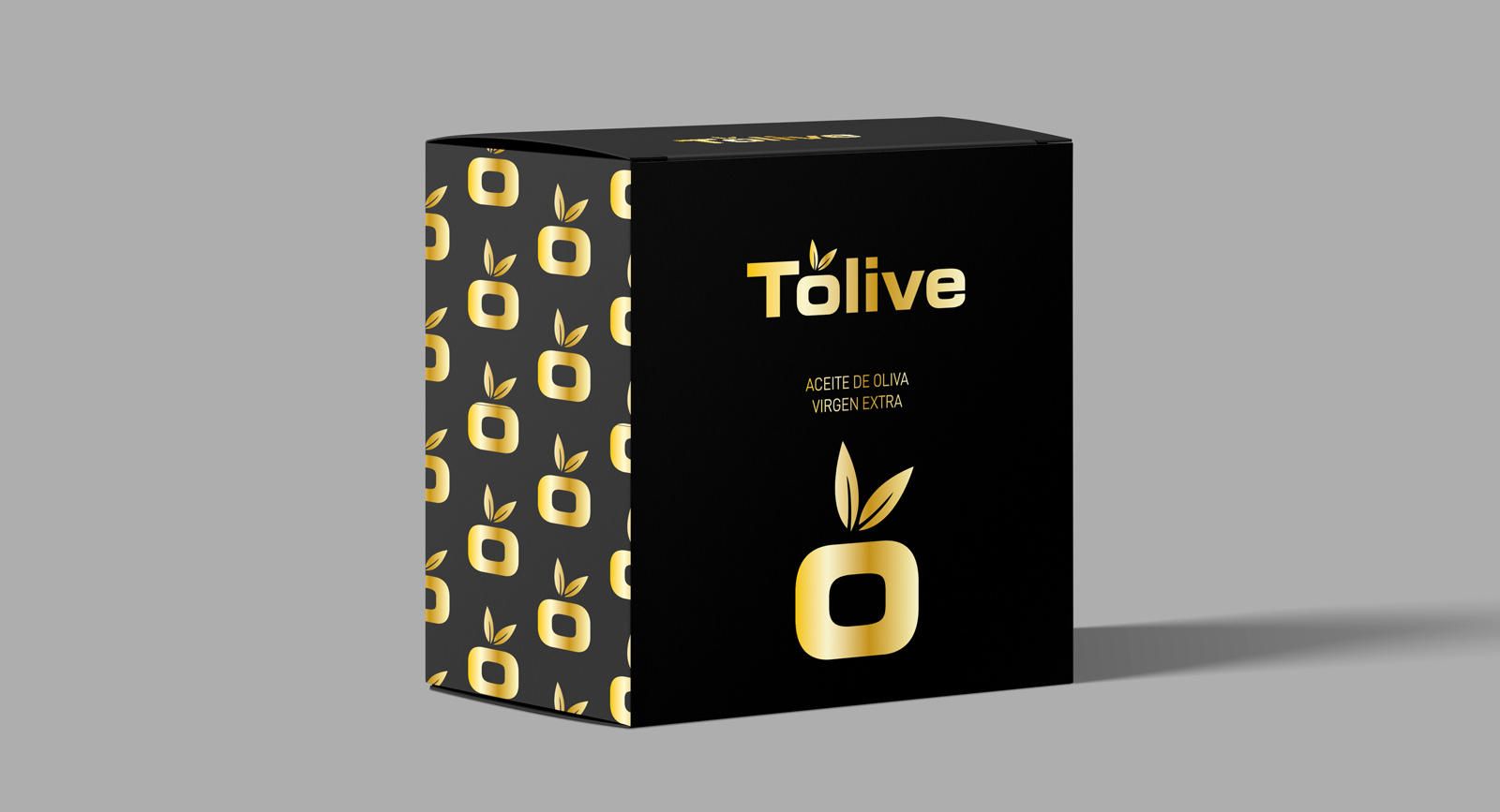 Graphic and creative design of extra virgin olive oil labels for TOLIVE
