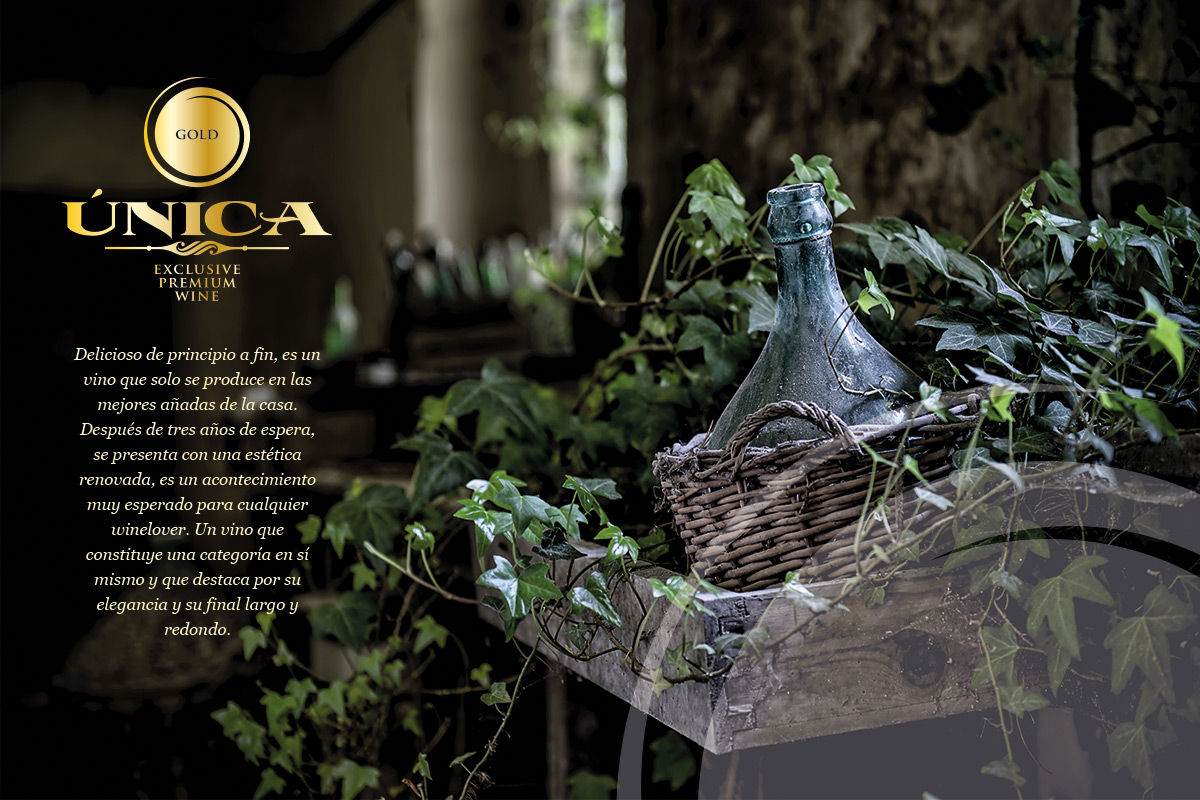 Diseño gráfico y creativo de etiquetas y packaging de vino para VEGA UNICA - Venta exclusiva en el mercado Chino