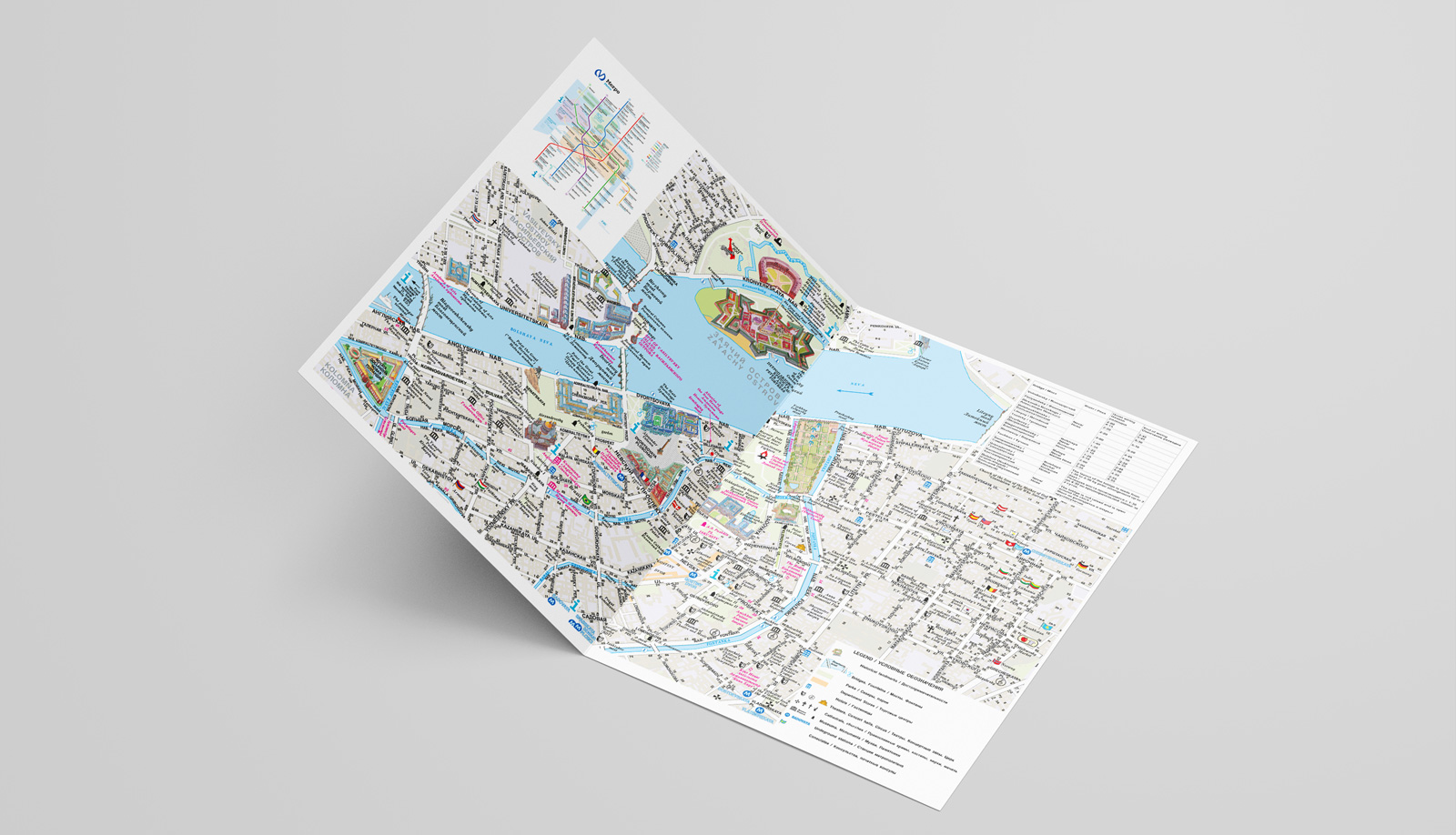 Diseño gráfico y creativo de flyers, folletos, dípticos y trípticos para campaña de publicidad para agencia de viajes y Turismo de Rusia