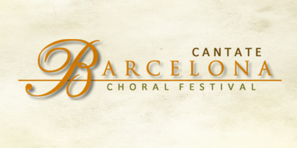 Cantate Barcelona logo design
