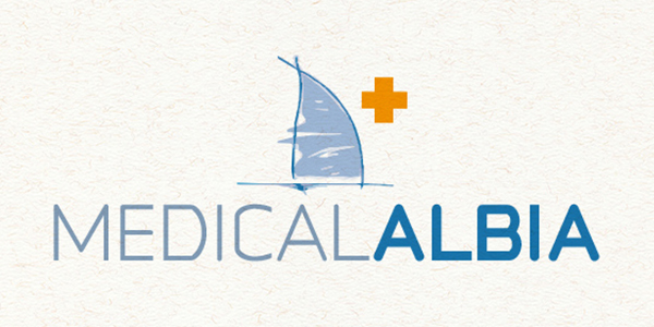Logo design medical center medical clinic aesthetic and beauty