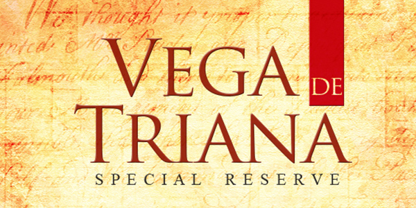 Vega de Triana extra virgin olive oil logo design
