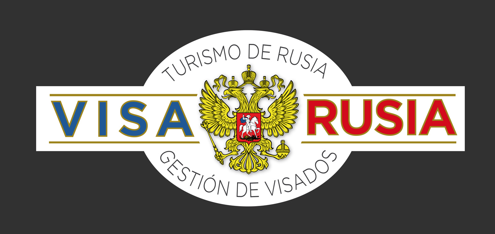Diseño de logo para agencia de viajes, turismo y visados a Rusia