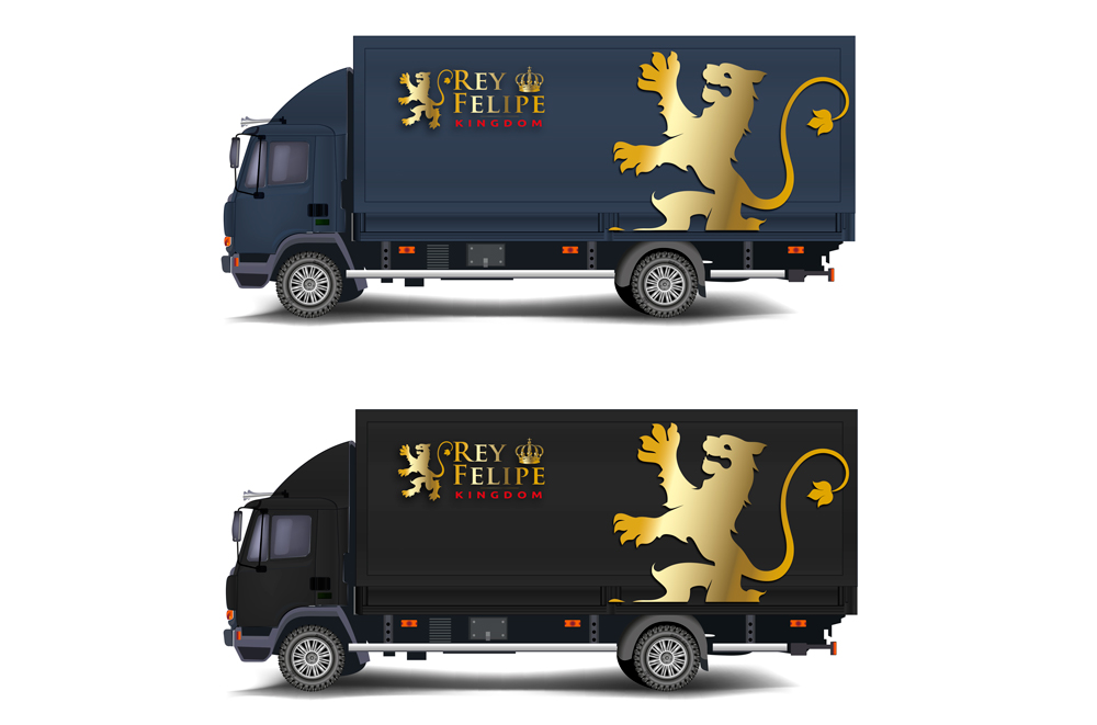Diseño gráfico y creativo de valla publicitaria, mupis, displays y vinilado de camiones, furgonetas y coches para bodega de vino español